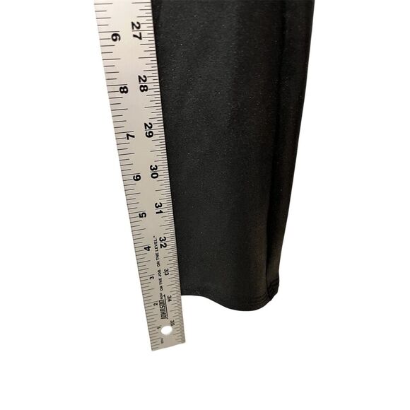 Spanx Shape Faux Leather Women's Leggings Size Large Stretch Black Shiny - Picture 6 of 7